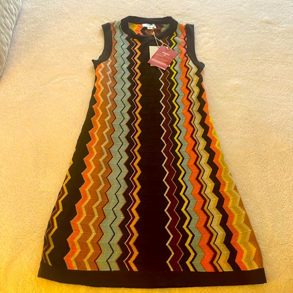 Missoni for Target classic zig zag print multi-color shift dress - Picture 1 of 3